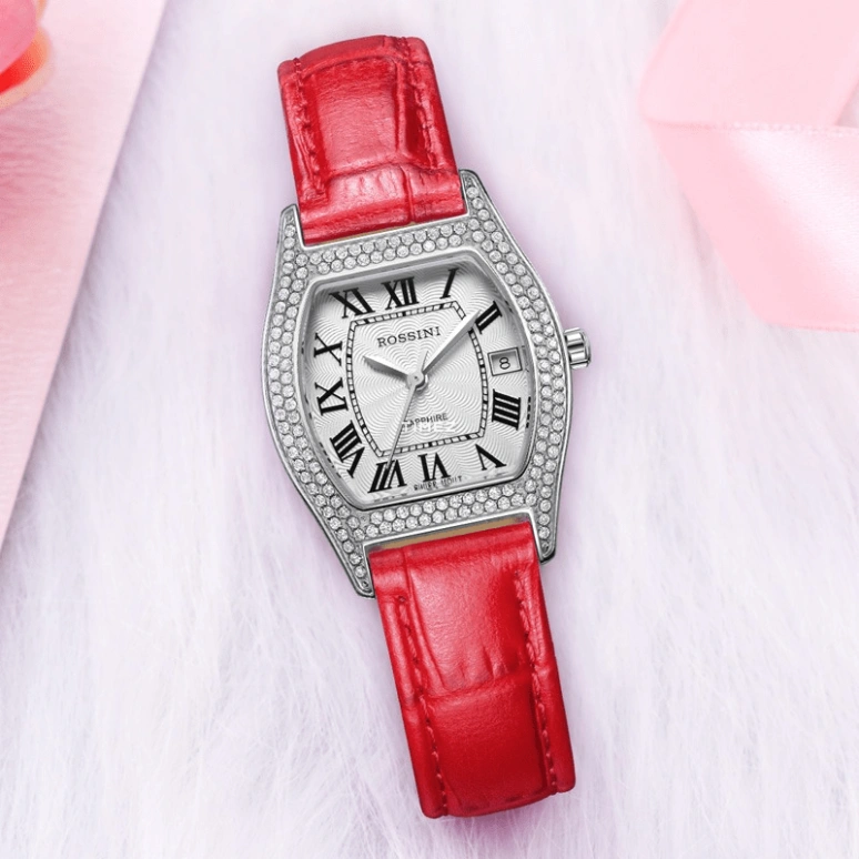 Rossini,Elegance 30mm,30mm,Stainless Steel,Silver White,Quartz,Day,Sapphire,SR3398W01A