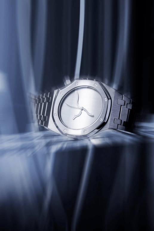 Safrezo,曲线橡树 38x39.60毫米,38x39.60毫米,不锈钢,银色,自动上弦,蓝宝石,其他,CO,CO-A01-S