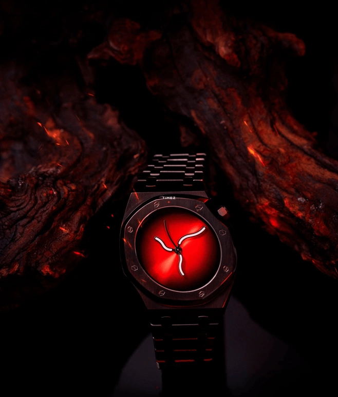 Safrezo,曲线橡树 38x39.60毫米,38x39.60毫米,不锈钢,黑色,红色,自动上弦,蓝宝石,其他,CO,CO-B02-B