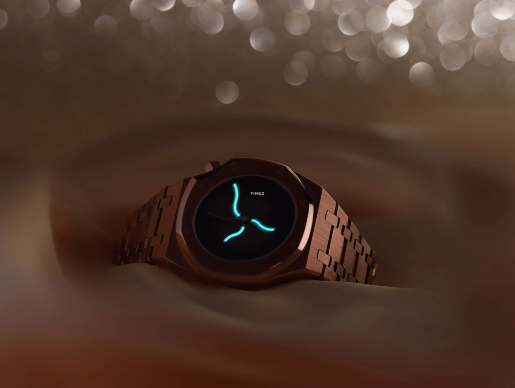 Safrezo,曲线橡树 38x39.60毫米,38x39.60毫米,不锈钢,棕色,自动上弦,蓝宝石,其他,CO,CO-B03-R