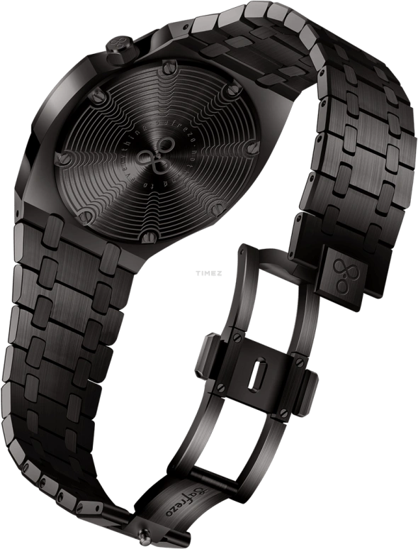 Safrezo,曲线橡树 38x39.60毫米,38x39.60毫米,不锈钢,黑色,红色,自动上弦,蓝宝石,其他,CO,CO-B02-B