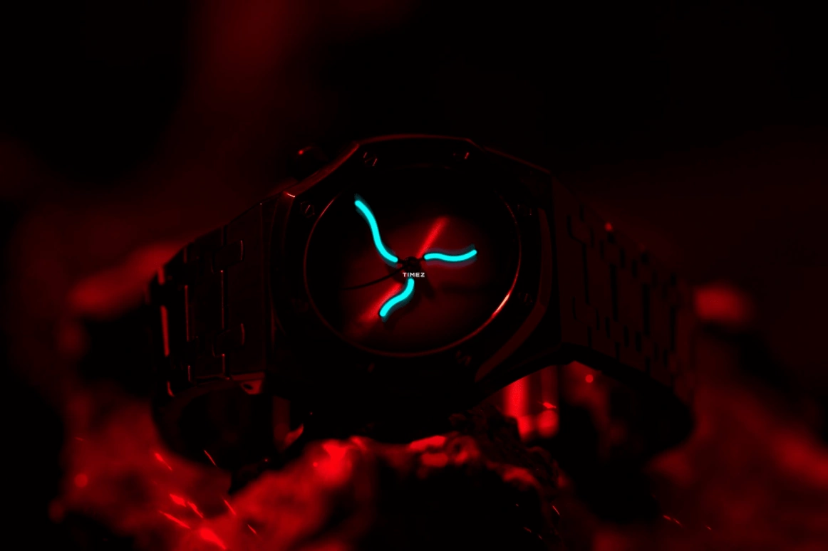 Safrezo,曲线橡树 38x39.60毫米,38x39.60毫米,不锈钢,黑色,红色,自动上弦,蓝宝石,其他,CO,CO-B02-B