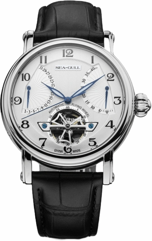 Sea-Gull,Multifunction 42mm,42mm,Stainless Steel,White,Automatic,Day,Anti-magnetic,819,819.317