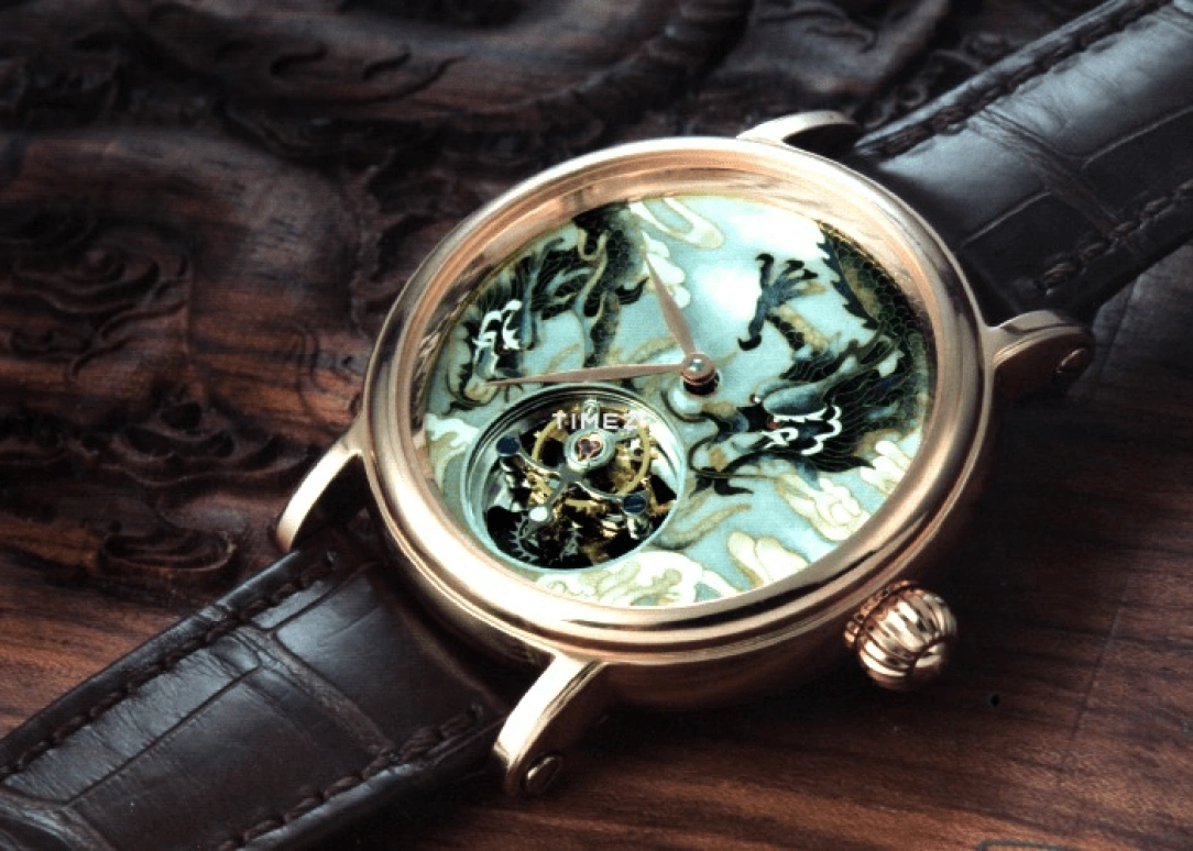 Sea-Gull,Collector 23mm,23mm,Rose Gold,Green,Multi-Color,Handwound,Tourbillon,Sapphire,Crystal Glass,D618,D618.866 