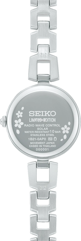 Seiko,women 25.20mm,25.20mm,Stainless Steel,White,Quartz,Solar Charging,Anti-magnetic,SWFH142