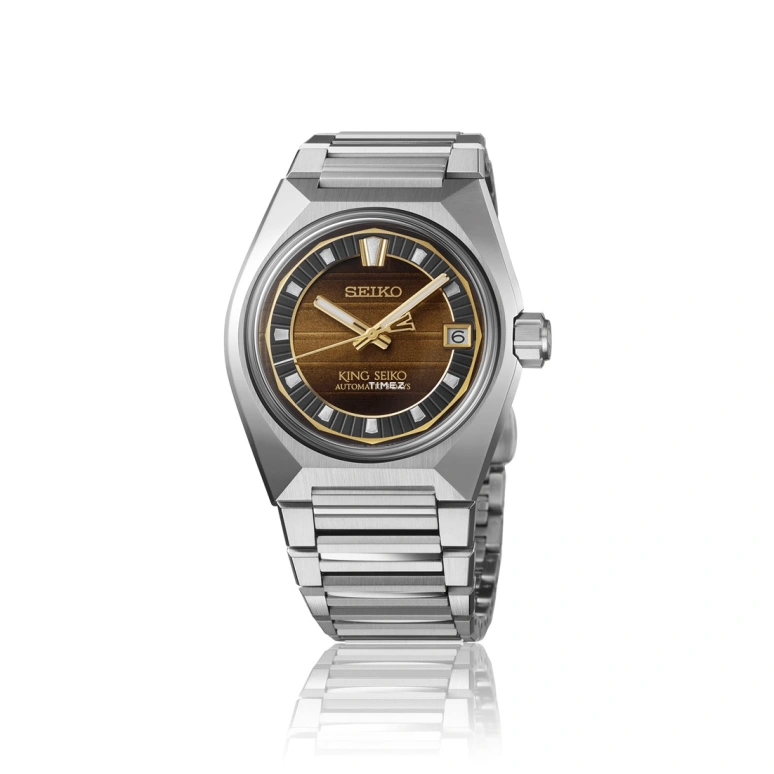 Seiko,King Seiko 41mm,41mm,Stainless Steel,Brown,Handwound,Day,Anti-magnetic,SDKV007