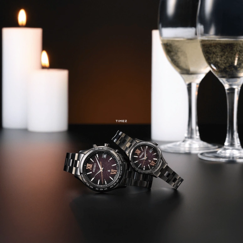 Seiko,Lukia 38.40mm,38.40mm,Stainless Steel,Black,Quartz,Day,World Time,Solar Charging,Anti-magnetic,In-house Caliber,Sapphire,SSVH037