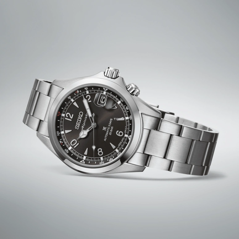 精工,Prospex 39.50毫米,39.50毫米,精钢,黑色,自动上弦,日历,防磁,SPB505J1