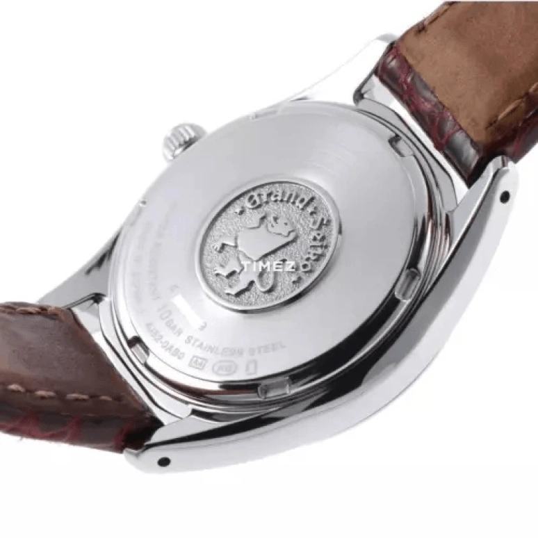 冠蓝狮,Grand Seiko 29毫米,29毫米,不锈钢,粉色,石英,日历,自制机芯,STGF095