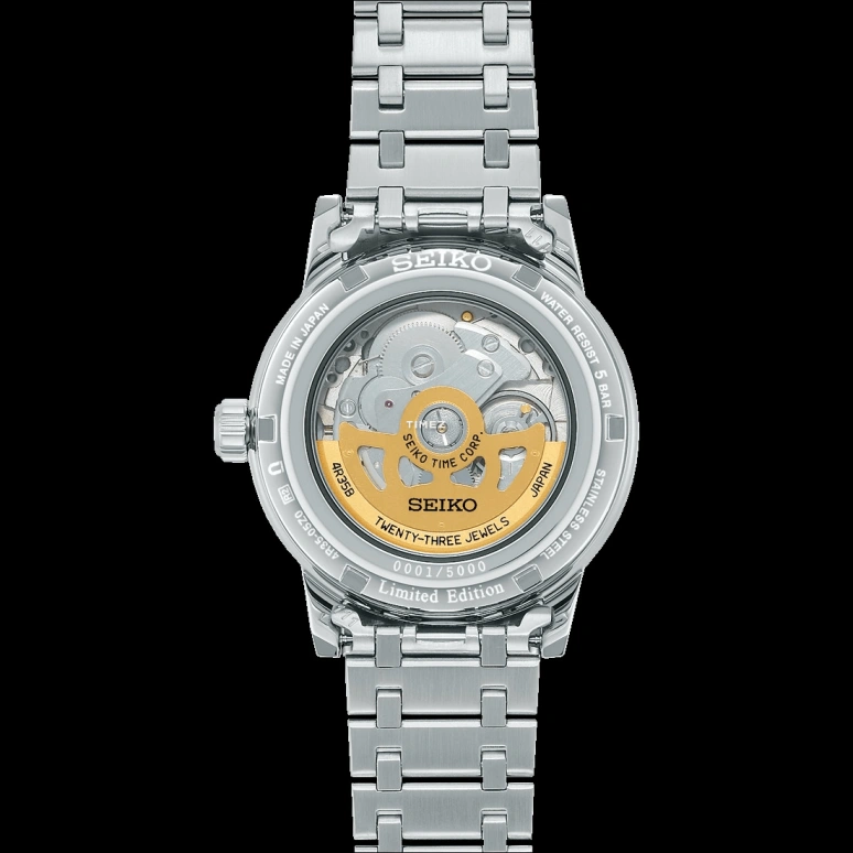 Seiko,Presage 39.50mm,39.50mm,Stainless Steel,White,Automatic,Day,Dule Time,Anti-magnetic,SARY235
