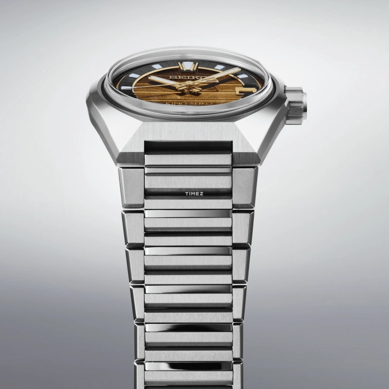 Seiko,King Seiko 41mm,41mm,Stainless Steel,Brown,Handwound,Day,Anti-magnetic,SDKV007