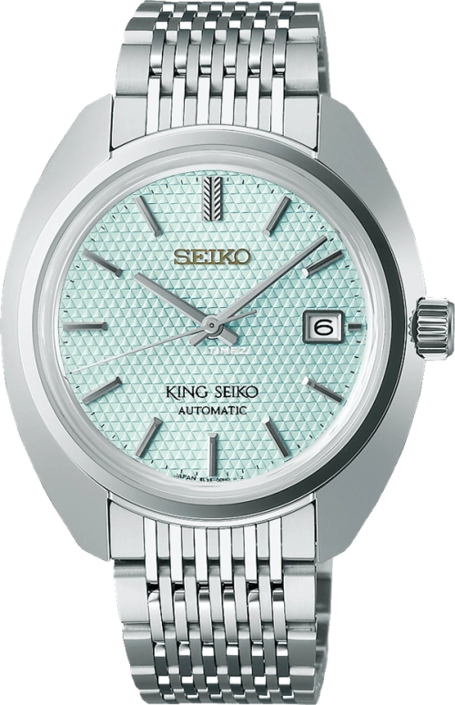 Seiko,King Seiko 39.40mm,39.40mm,Stainless Steel,Blue,Automatic,Day,In-house Caliber,SDKA023