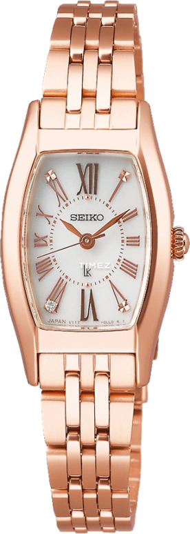 Seiko,Lukia 19.80mm,19.80mm,Stainless Steel,White,Quartz,In-house Caliber,Sapphire,Glass,SUP440J1