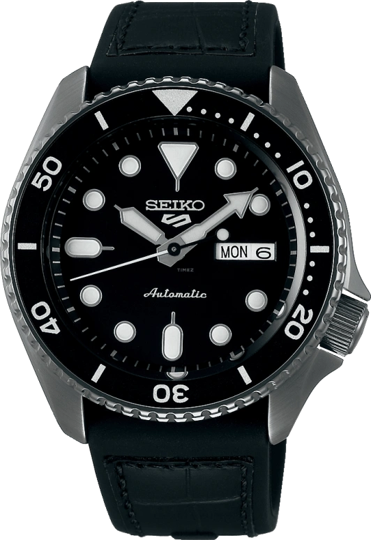 Seiko,5 Sports 42.50mm,42.50mm,Stainless Steel,Black,Automatic,Date,Day,Anti-magnetic,SRPD65K3