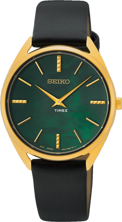 Seiko,women 32mm,32mm,Stainless Steel,Green,Quartz,In-house Caliber,Sapphire,Glass,SWR080