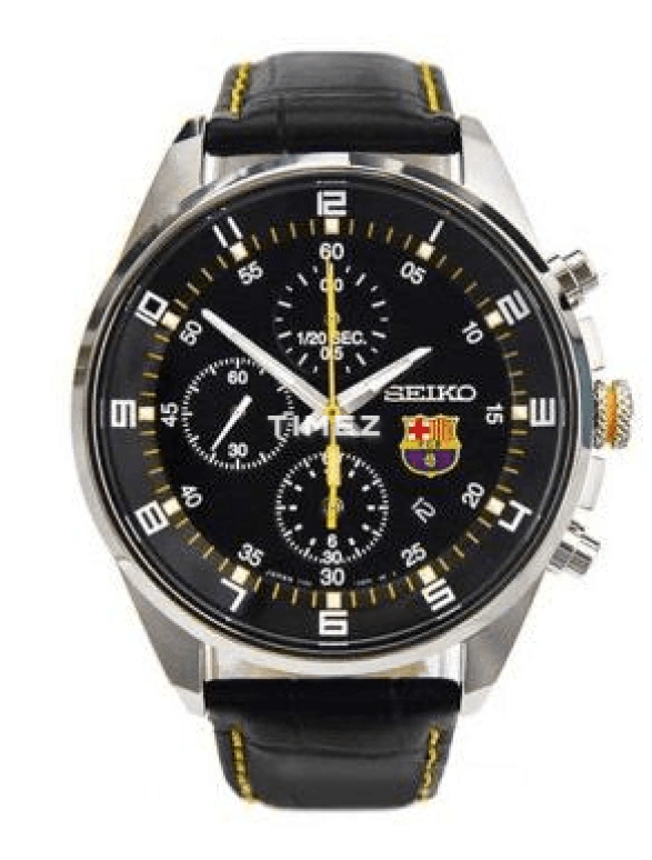精工,Chronograph 43毫米,43毫米,不锈钢,黑色,石英,计时,日历,SNDD25J1