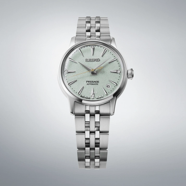 Seiko,Presage 34x40.40mm,34x40.40mm,Stainless Steel,Green,Automatic,Day,Anti-magnetic,SRRY051