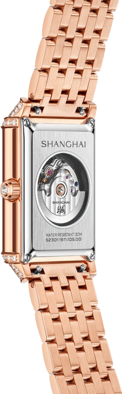 上海,摩登 25x41.20毫米,25x41.20毫米,精钢,银色,自动上弦,36小时,自制机芯,S2301,S2301.1611.105.00
