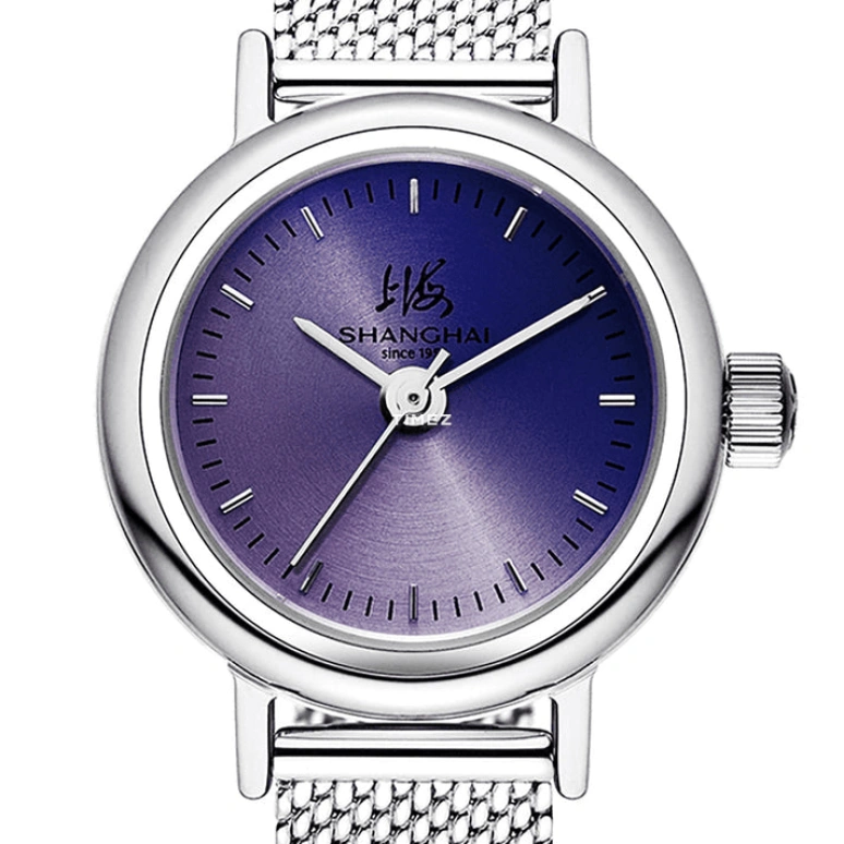 Shanghai,Moderne 22mm,22mm,Stainless Steel,Purple,Gradient,Quartz,Sapphire,Round,22OR,22OR-90-QZ-BLST