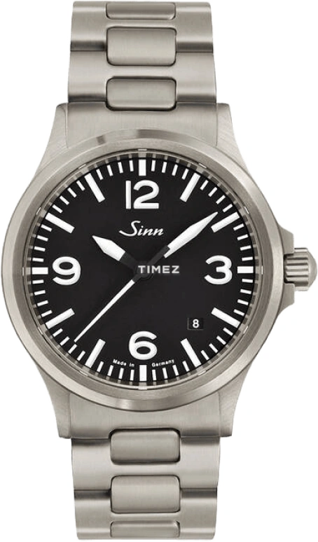 Sinn,Instrument Watches 38.50mm,38.50mm,Stainless Steel,Black,Automatic,Day,42hours,556,556.014