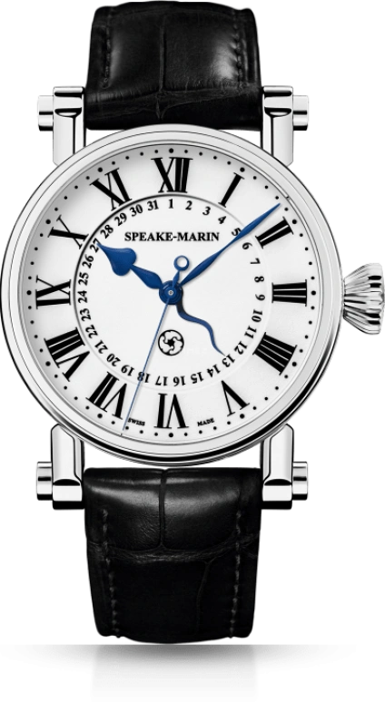 Speake-Marin,J类 38毫米,38毫米,不锈钢,白色,自动上弦,星期历,50小时,PIC,PIC.10001-01