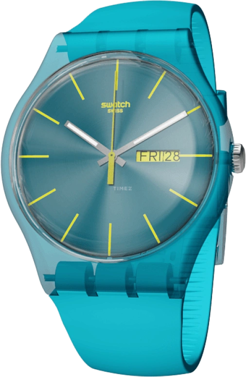 Swatch,Originals 41mm,41mm,Plastic,Blue,SUOL700