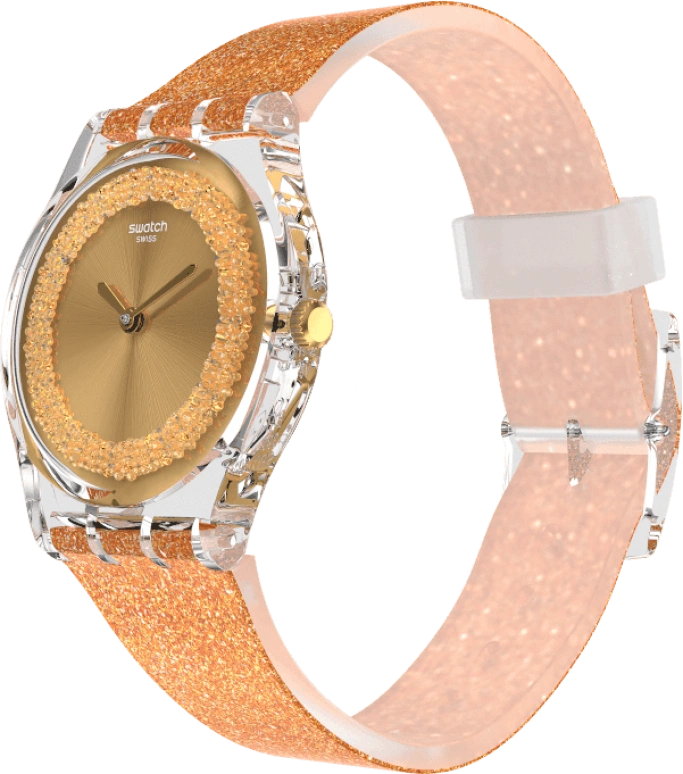 Swatch,Originals 34x39.20mm,34x39.20mm,Plastic,Orange,GE285