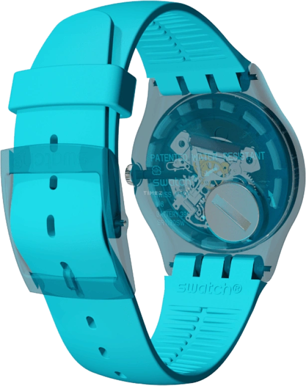 Swatch,Originals 41mm,41mm,Plastic,Blue,SUOL700