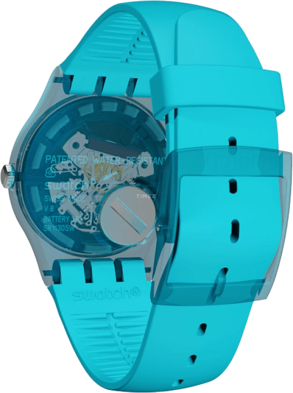 Swatch,Originals 41mm,41mm,Plastic,Blue,SUOL700