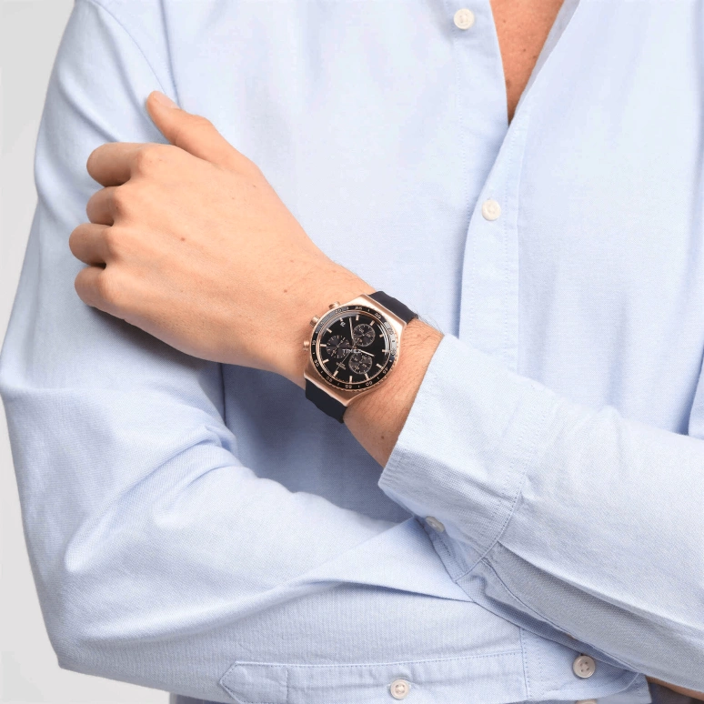 Swatch,Other 43mm,43mm,Stainless Steel,Black,Quartz,Chronograph,Day,YVG410