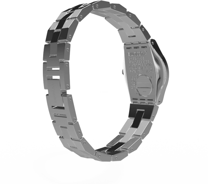 Swatch,IRONY 25mm,25mm,Stainless Steel,Silver,YSS300G