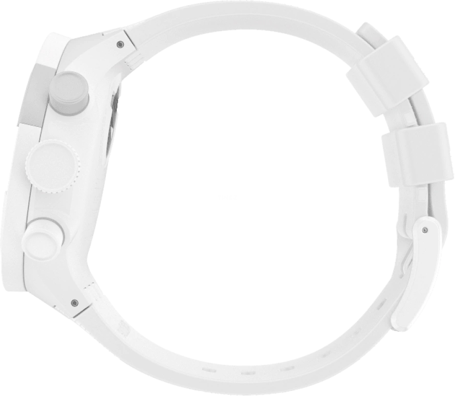 斯沃琪,THE BOLD 47毫米,47毫米,塑料,白色,蓝宝石,水晶玻璃,SB02W400