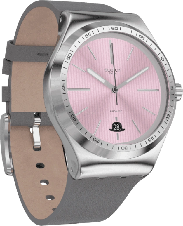 Swatch,IRONY 42mm,42mm,Pink,Open,YIZ404