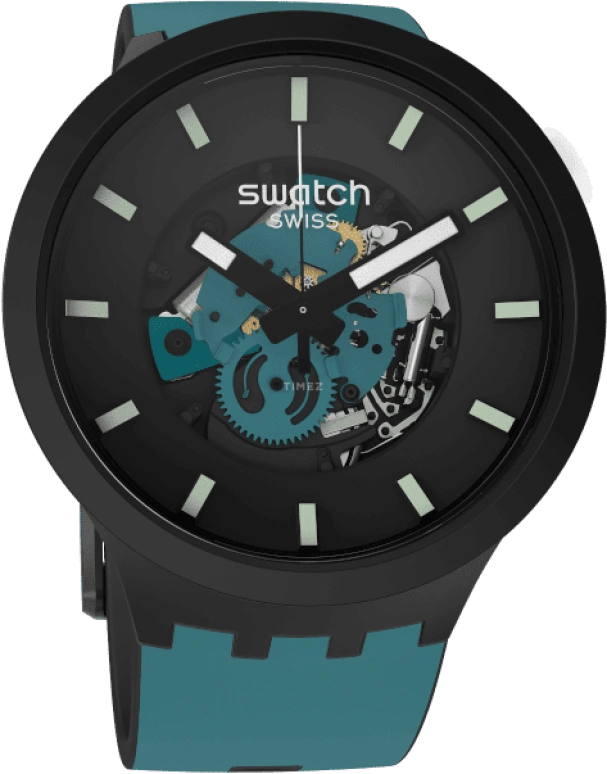 Swatch,THE BOLD 47mm,47mm,Black,SB03B107