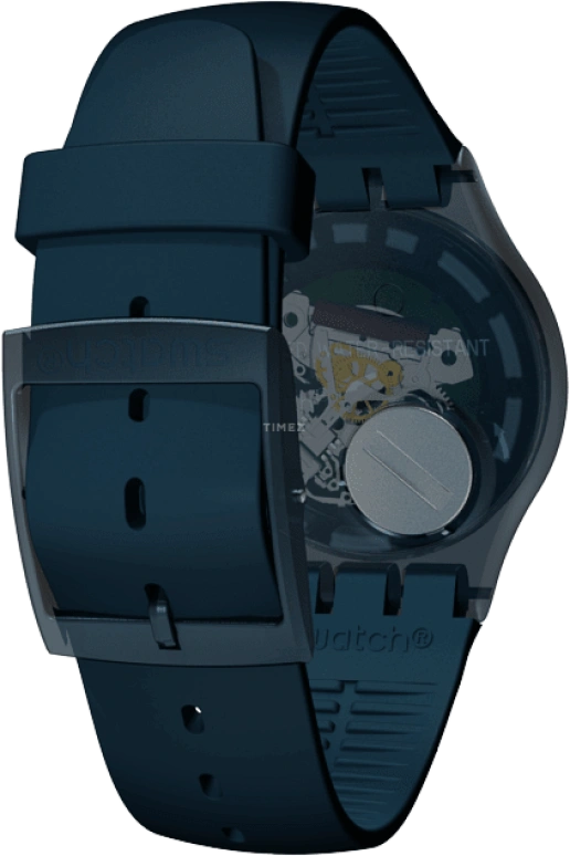 Swatch,CLASSIC 41mm,41mm,Plastic,Blue,SUON700
