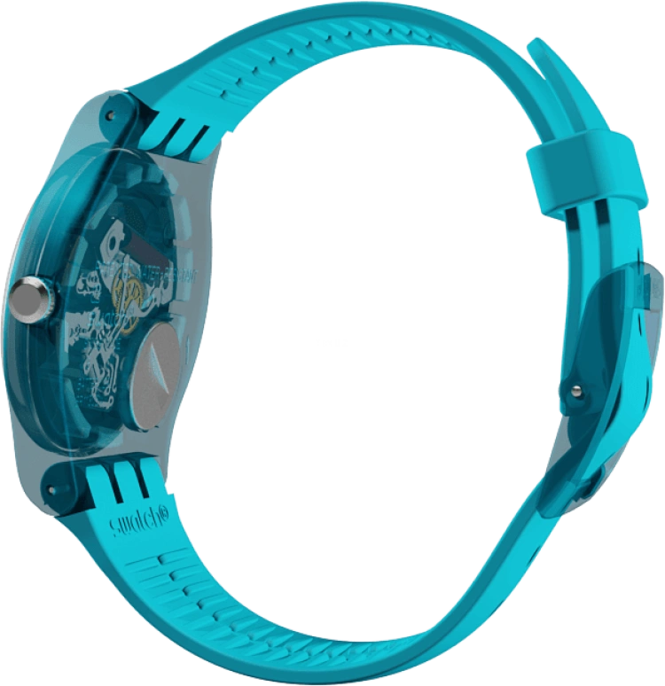 Swatch,Originals 41mm,41mm,Plastic,Blue,SUOL700
