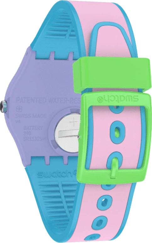 Swatch,Originals 34mm,34mm,Plastic,Yellow,Closed,GZ342
