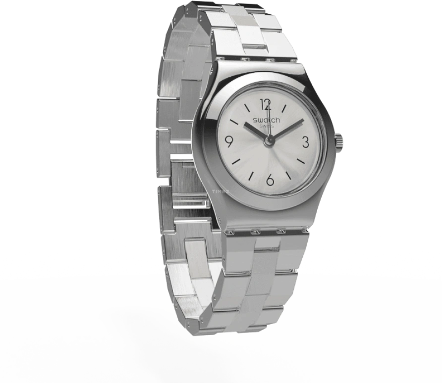 Swatch,IRONY 25mm,25mm,Stainless Steel,Silver,YSS300G