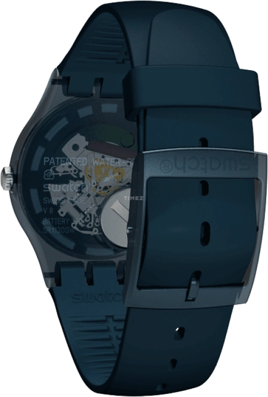 Swatch,CLASSIC 41mm,41mm,Plastic,Blue,SUON700