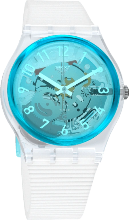 Swatch,Originals 34mm,34mm,Plastic,Blue,Open,GW215