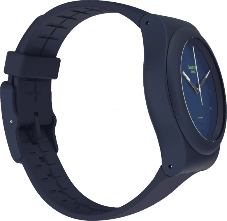 Swatch,Originals 42mm,42mm,Bioceramic,Blue,Quartz,Sapphire,Crystal Glass,Round,SO30N400
