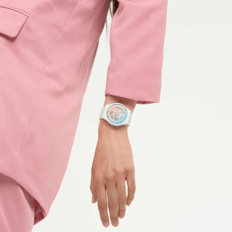 Swatch,Other 41mm,41mm,Bioceramic,Skeleton,Quartz,Sapphire,Crystal Glass,Round,SO32S101