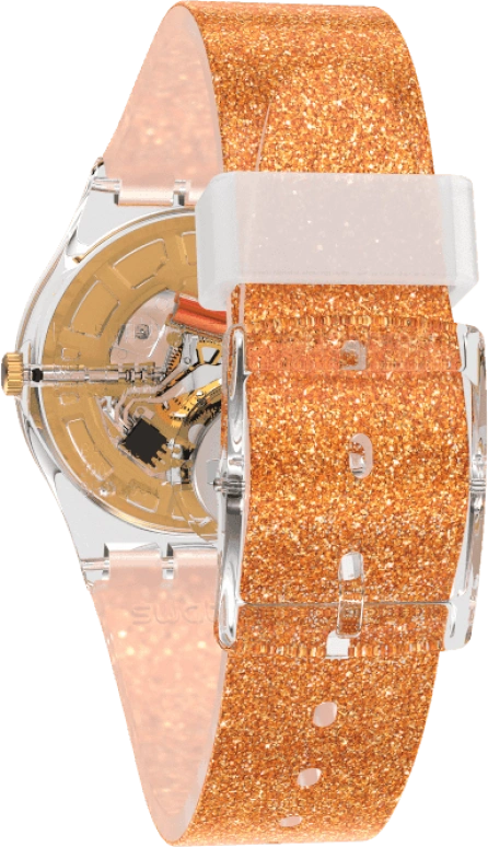 Swatch,Originals 34x39.20mm,34x39.20mm,Plastic,Orange,GE285