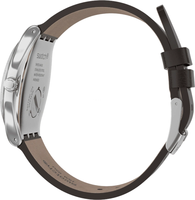 Swatch,IRONY 42.70mm,42.70mm,Stainless Steel,Silver White,YWS101