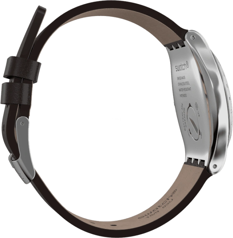 Swatch,IRONY 42.70mm,42.70mm,Stainless Steel,Silver White,YWS101