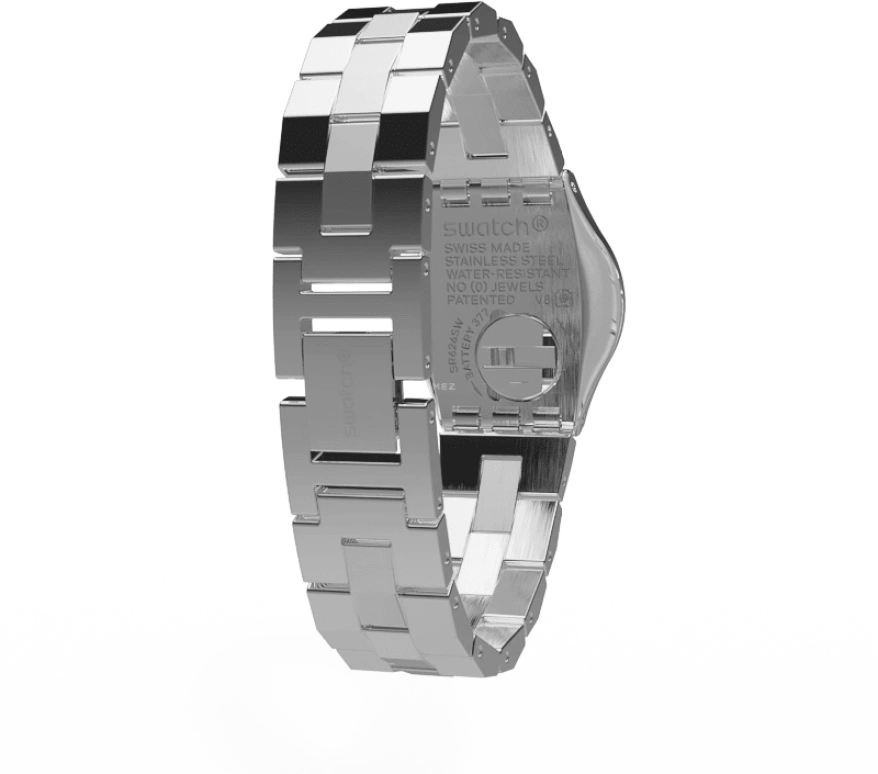 Swatch,IRONY 25mm,25mm,Stainless Steel,Silver,YSS300G