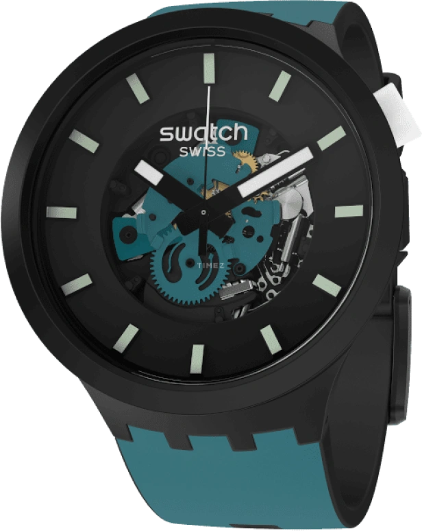 Swatch,THE BOLD 47mm,47mm,Black,SB03B107