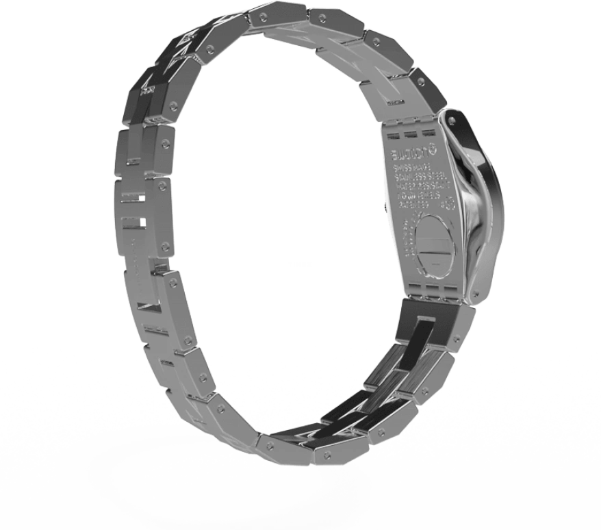 Swatch,IRONY 25mm,25mm,Stainless Steel,Silver,YSS300G