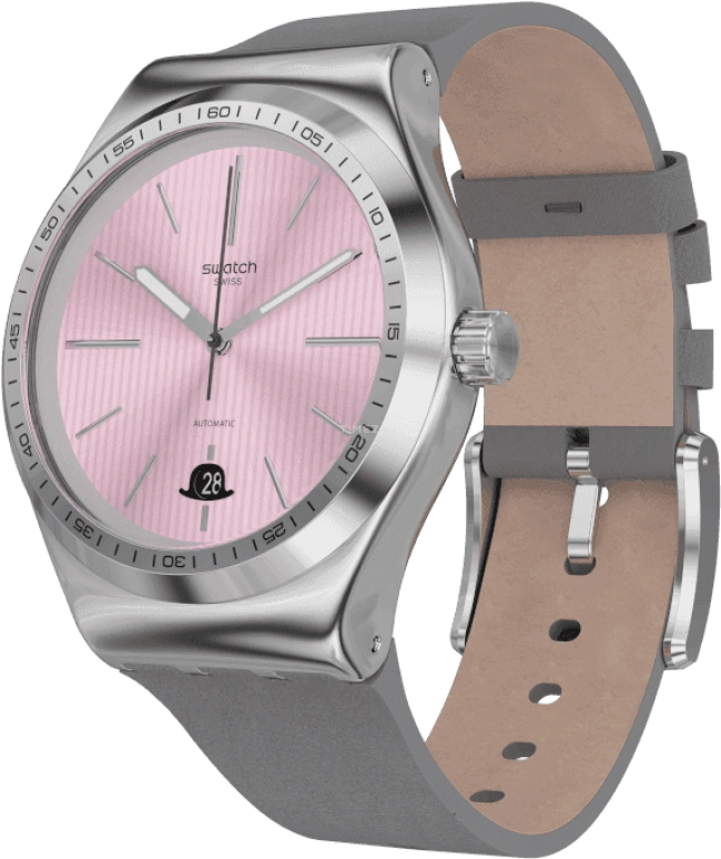 Swatch,IRONY 42mm,42mm,Pink,Open,YIZ404