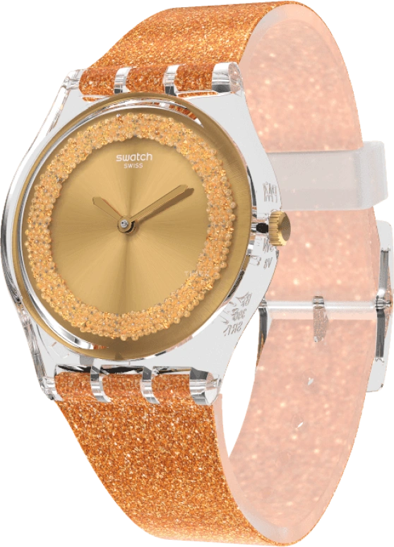Swatch,Originals 34x39.20mm,34x39.20mm,Plastic,Orange,GE285